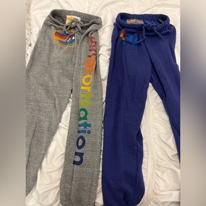 Aviator Nation sweatpants. Size: Adult xs